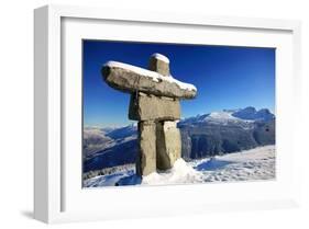 Structure called an Inunnguaq-null-Framed Art Print