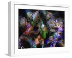 Structure Green Lilas-RUNA-Framed Giclee Print