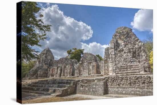 Structure I, Chicanna, Mayan Archaeological Site-Richard Maschmeyer-Stretched Canvas