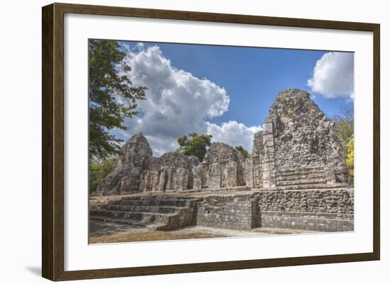 Structure I, Chicanna, Mayan Archaeological Site-Richard Maschmeyer-Framed Photographic Print