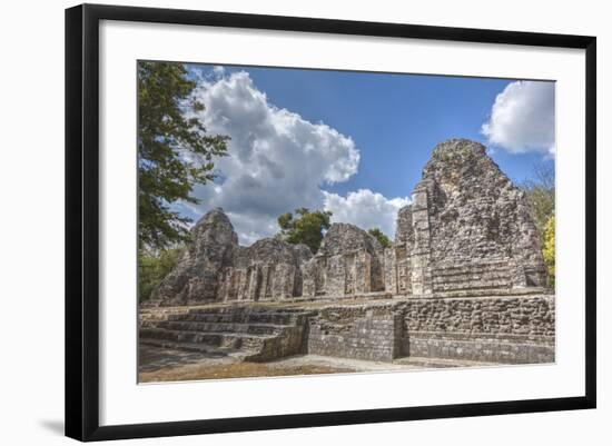 Structure I, Chicanna, Mayan Archaeological Site-Richard Maschmeyer-Framed Photographic Print