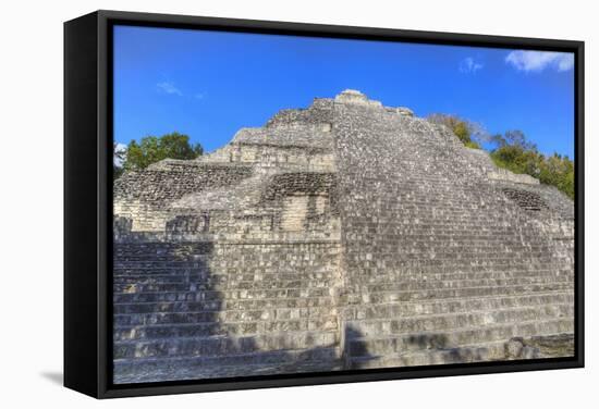 Structure Ix, Becan, Mayan Ruins, Campeche, Mexico, North America-Richard Maschmeyer-Framed Stretched Canvas