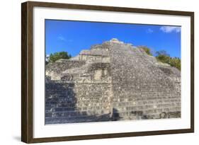 Structure Ix, Becan, Mayan Ruins, Campeche, Mexico, North America-Richard Maschmeyer-Framed Photographic Print