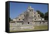 Structure of Five Floors (Pisos), Edzna, Mayan Archaeological Site, Campeche, Mexico, North America-Richard Maschmeyer-Framed Stretched Canvas