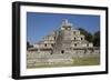 Structure of Five Floors (Pisos), Edzna, Mayan Archaeological Site, Campeche, Mexico, North America-Richard Maschmeyer-Framed Photographic Print