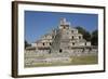 Structure of Five Floors (Pisos), Edzna, Mayan Archaeological Site, Campeche, Mexico, North America-Richard Maschmeyer-Framed Photographic Print