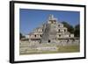 Structure of Five Floors (Pisos), Edzna, Mayan Archaeological Site, Campeche, Mexico, North America-Richard Maschmeyer-Framed Photographic Print