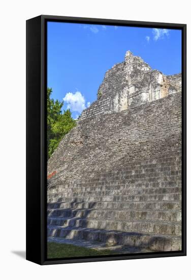 Structure Viii, Becan, Mayan Ruins, Campeche, Mexico, North America-Richard Maschmeyer-Framed Stretched Canvas