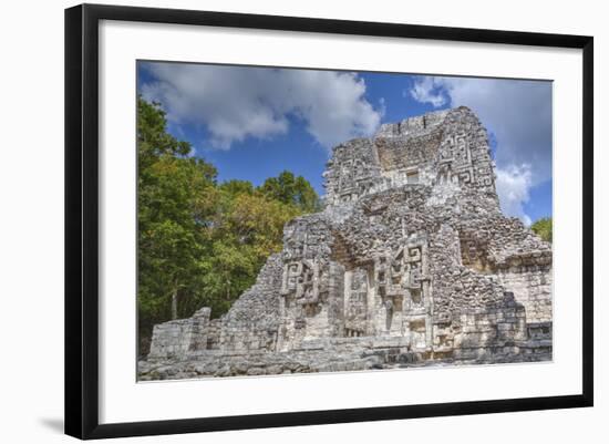 Structure Xx, Chicanna, Mayan Archaeological Site-Richard Maschmeyer-Framed Photographic Print