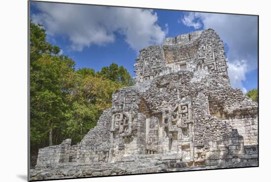 Structure Xx, Chicanna, Mayan Archaeological Site-Richard Maschmeyer-Mounted Photographic Print