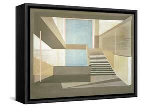 Structure-Jasper Galloway-Framed Stretched Canvas