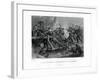 Struggle on a Bridge During the Retreat from Manassas, Virginia, (1862-186)-Felix Octavius Carr Darley-Framed Giclee Print