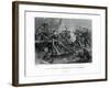 Struggle on a Bridge During the Retreat from Manassas, Virginia, (1862-186)-Felix Octavius Carr Darley-Framed Giclee Print