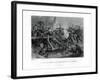 Struggle on a Bridge During the Retreat from Manassas, Virginia, (1862-186)-Felix Octavius Carr Darley-Framed Giclee Print