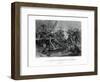 Struggle on a Bridge During the Retreat from Manassas, Virginia, (1862-186)-Felix Octavius Carr Darley-Framed Giclee Print