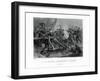 Struggle on a Bridge During the Retreat from Manassas, Virginia, (1862-186)-Felix Octavius Carr Darley-Framed Giclee Print