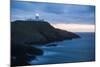 Strumble Head Lighthouse at Dusk, Pembrokeshire Coast National Park, Wales, United Kingdom, Europe-Ben Pipe-Mounted Photographic Print
