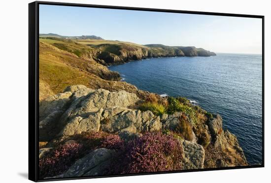 Strumble Head, Pembrokeshire Coast National Park, Wales, United Kingdom, Europe-Ben Pipe-Framed Stretched Canvas