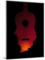 Strumming All Night-null-Mounted Poster