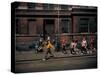 Strutting Sidewalk Dance, Scene from West Side Story-Gjon Mili-Stretched Canvas