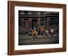 Strutting Sidewalk Dance, Scene from West Side Story-Gjon Mili-Framed Premium Photographic Print