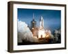 STS-1 Launch Photograph - Cape Canaveral, FL-Lantern Press-Framed Art Print