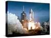 STS-1 Launch Photograph - Cape Canaveral, FL-Lantern Press-Stretched Canvas