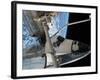 STS-118 Astronaut, Construction and Maintenance on International Space Station August 15, 2007-Stocktrek Images-Framed Photographic Print