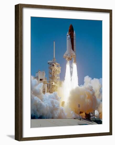 STS-121 launch-Science Source-Framed Giclee Print