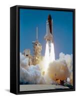 STS-121 launch-Science Source-Framed Stretched Canvas