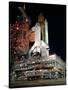 STS-28 Rollout Photograph - Cape Canaveral, FL-Lantern Press-Stretched Canvas