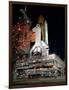 STS-28 Rollout Photograph - Cape Canaveral, FL-Lantern Press-Framed Art Print