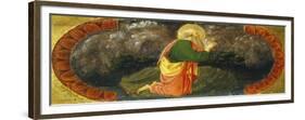 Sts John on Patmos, Detail from Right Side of Quarate Predella-Paolo Uccello-Framed Giclee Print