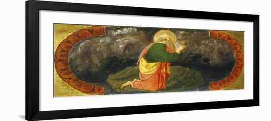 Sts John on Patmos, Detail from Right Side of Quarate Predella-Paolo Uccello-Framed Giclee Print