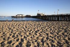 Beach and Stearns Wharf-Stuart-Framed Photographic Print