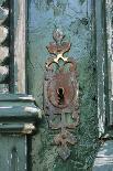 Rusting Lock with Flaking Paint, Building Ion Disrepair, Il De Re, France-Stuart Cox Olwen Croft-Laminated Photographic Print