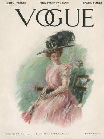 Vogue Cover - April 1908