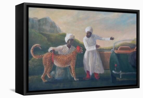 Stubbs Cheetah and Jaguar-Lincoln Seligman-Framed Stretched Canvas