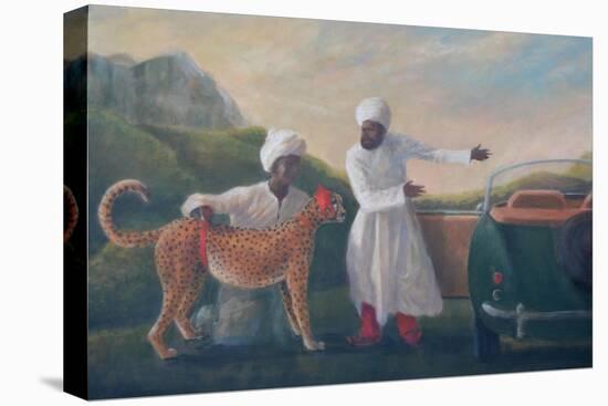 Stubbs Cheetah and Jaguar-Lincoln Seligman-Stretched Canvas