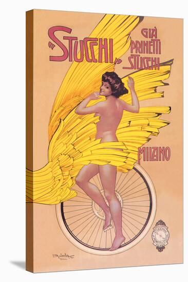 Stucchi Bicycles-Gian Emilio Malerba-Stretched Canvas