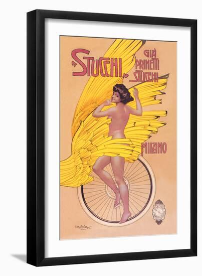 Stucchi Bicycles-Gian Emilio Malerba-Framed Art Print