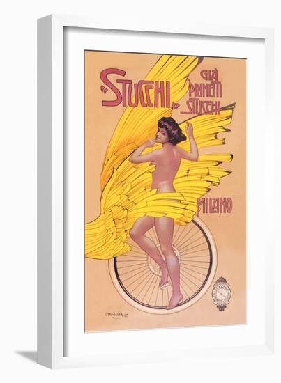 Stucchi Bicycles-Gian Emilio Malerba-Framed Art Print