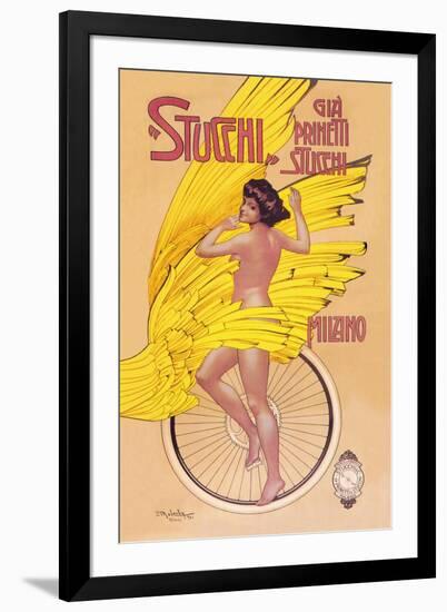 Stucchi Bicycles-Gian Emilio Malerba-Framed Art Print