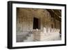 Stucco Sculpture, Monster Mouth, the Tomb of Ukit Kan Lek Tok (Mayan Ruler)-Richard Maschmeyer-Framed Photographic Print