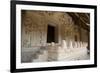 Stucco Sculpture, Monster Mouth, the Tomb of Ukit Kan Lek Tok (Mayan Ruler)-Richard Maschmeyer-Framed Photographic Print