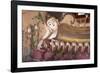 Stucco Sculpture of Reclining Buddha-Stuart Black-Framed Photographic Print