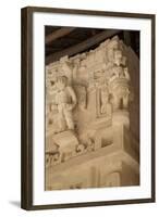 Stucco Sculpture, Tomb of Ukit Kan Lek Tok, Mayan Ruler-Richard Maschmeyer-Framed Photographic Print