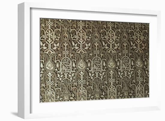 Stuccos,Alhambra, Granada, Andalucia, Spain-null-Framed Giclee Print