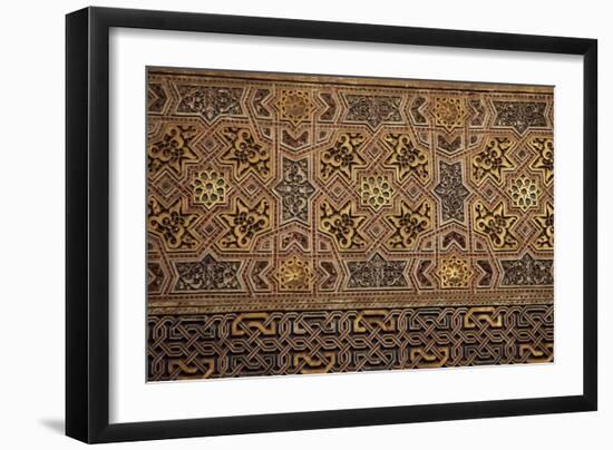 Stuccos from Royal Baths,Alhambra, Granada, Andalucia, Spain-null-Framed Giclee Print