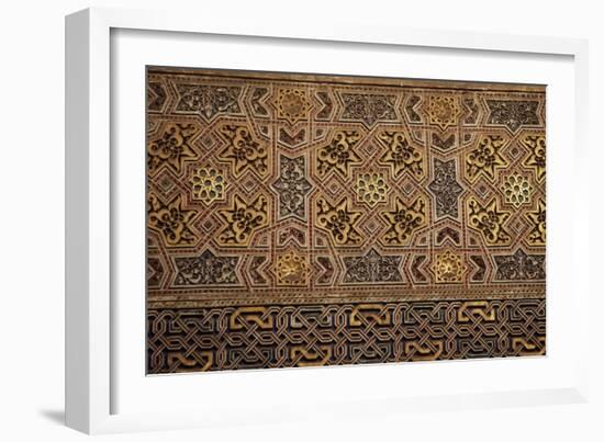 Stuccos from Royal Baths,Alhambra, Granada, Andalucia, Spain-null-Framed Giclee Print